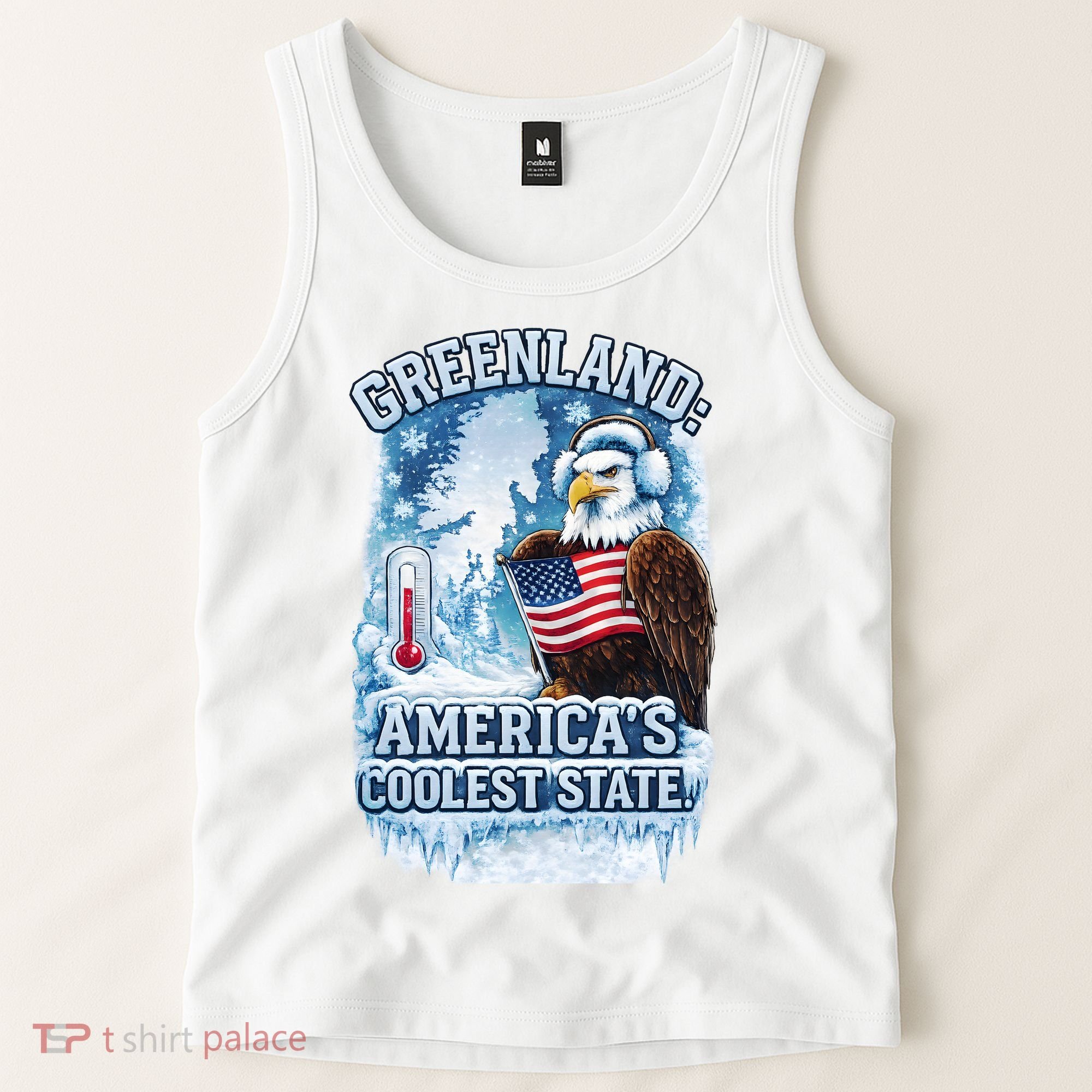 Greenland 51st America's Coolest State Tank Top
