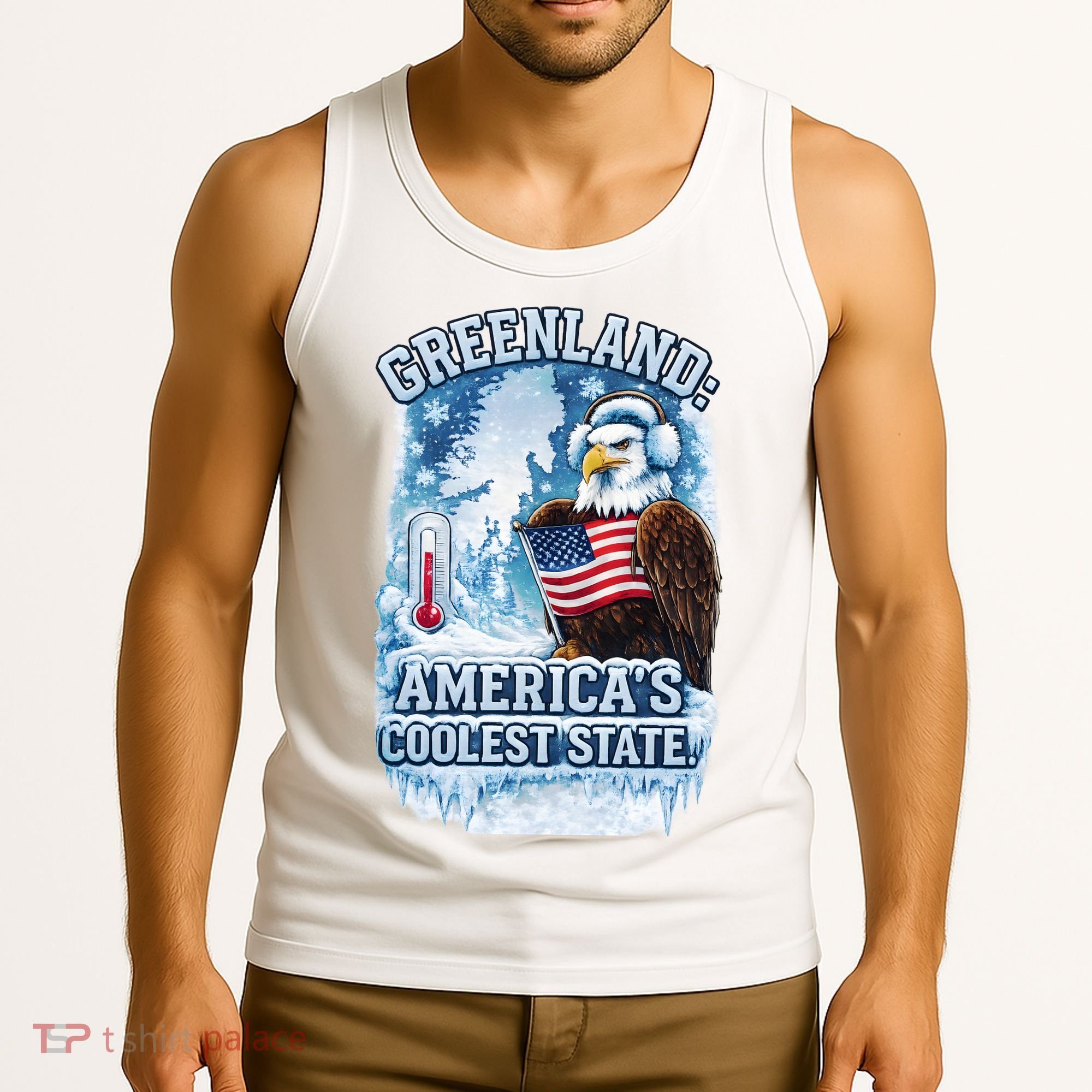 Greenland 51st America's Coolest State Tank Top