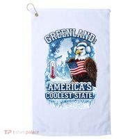 Greenland 51st America's Coolest State Golf Towel thumb 0