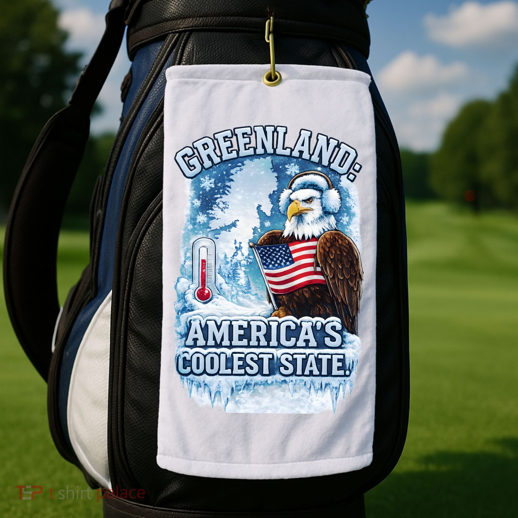 Greenland 51st America's Coolest State Golf Towel
