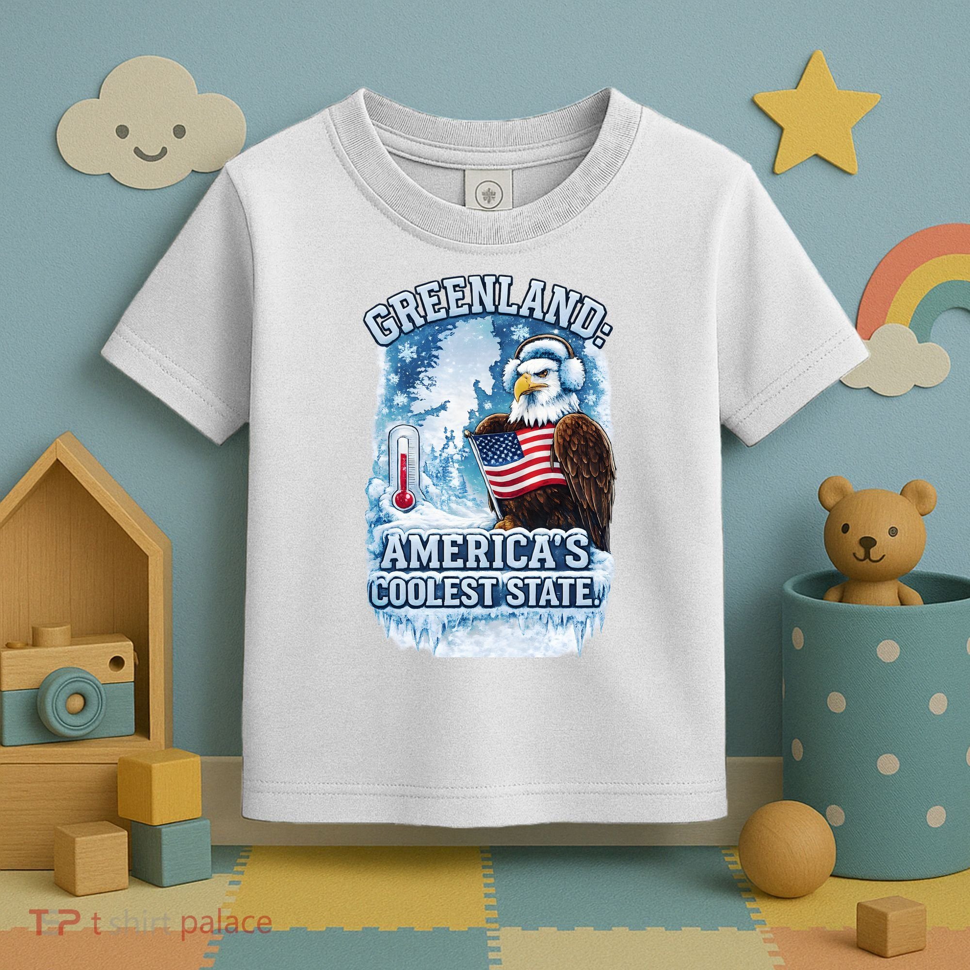 Greenland 51st America's Coolest State Toddler T-Shirt