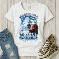 Greenland 51st America's Coolest State Women's T-Shirt thumb 3
