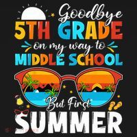 Goodbye 5th Grade Graduation To Middle School Hello Summer Women's Tank Top thumb 5