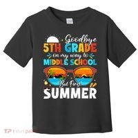 Goodbye 5th Grade Graduation To Middle School Hello Summer Toddler T-Shirt thumb 0