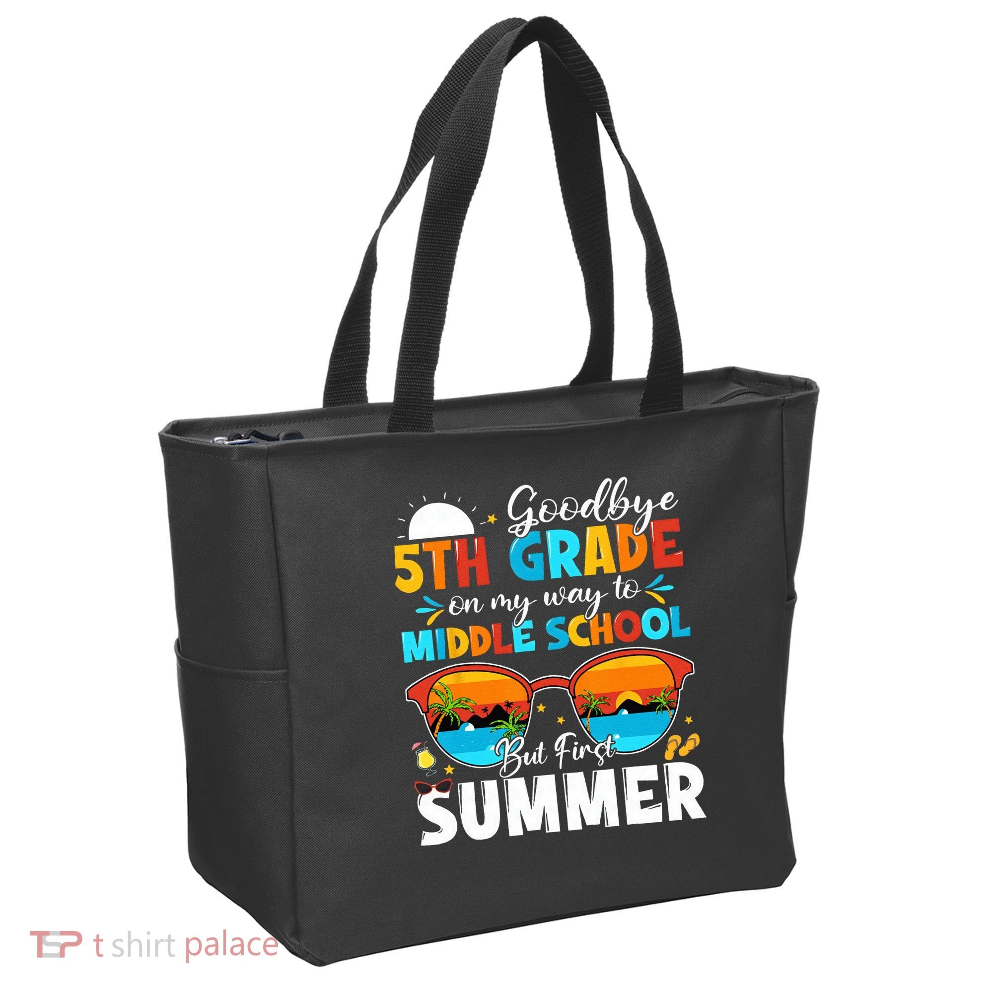 Goodbye 5th Grade Graduation To Middle School Hello Summer Tote Bag