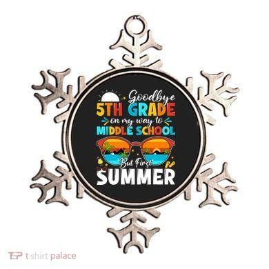 Goodbye 5th Grade Graduation To Middle School Hello Summer Ornament