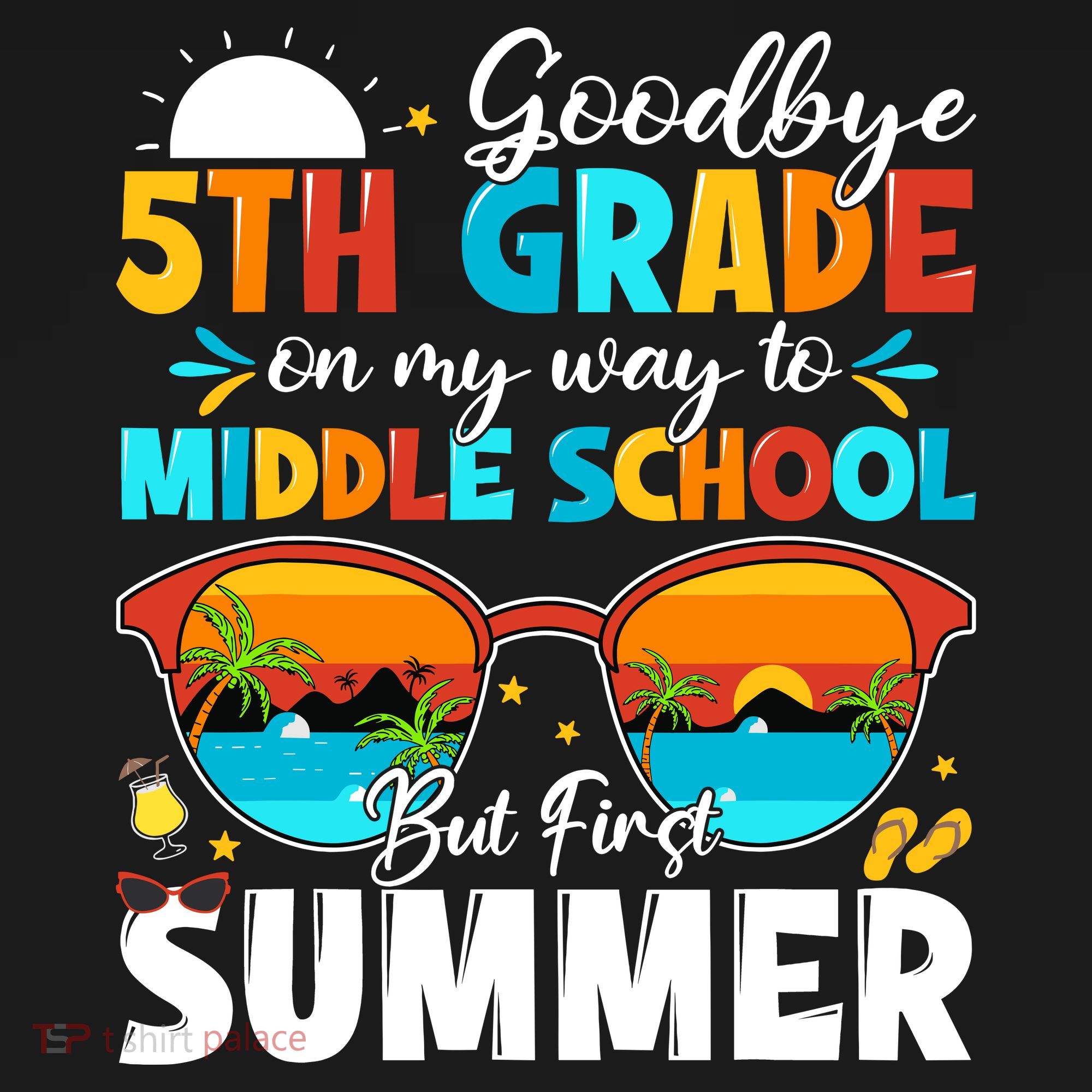 Goodbye 5th Grade Graduation To Middle School Hello Summer Ornament