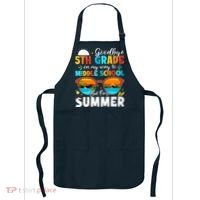 Goodbye 5th Grade Graduation To Middle School Hello Summer Apron thumb 0