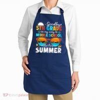 Goodbye 5th Grade Graduation To Middle School Hello Summer Apron thumb 2