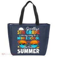 Goodbye 5th Grade Graduation To Middle School Hello Summer Tote Bag thumb 0