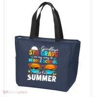 Goodbye 5th Grade Graduation To Middle School Hello Summer Tote Bag thumb 3