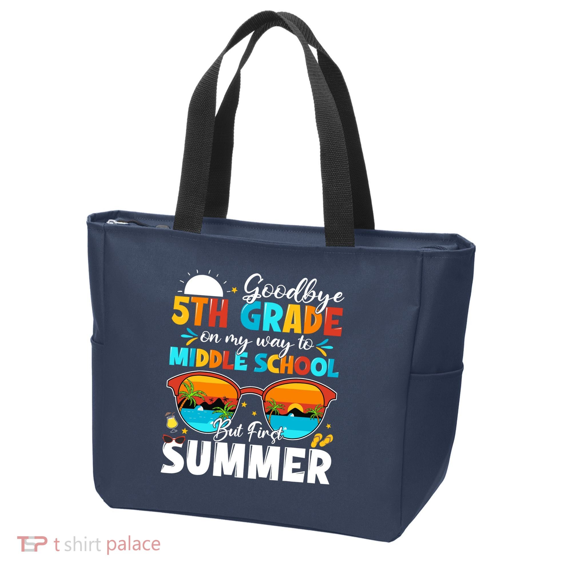 Goodbye 5th Grade Graduation To Middle School Hello Summer Tote Bag