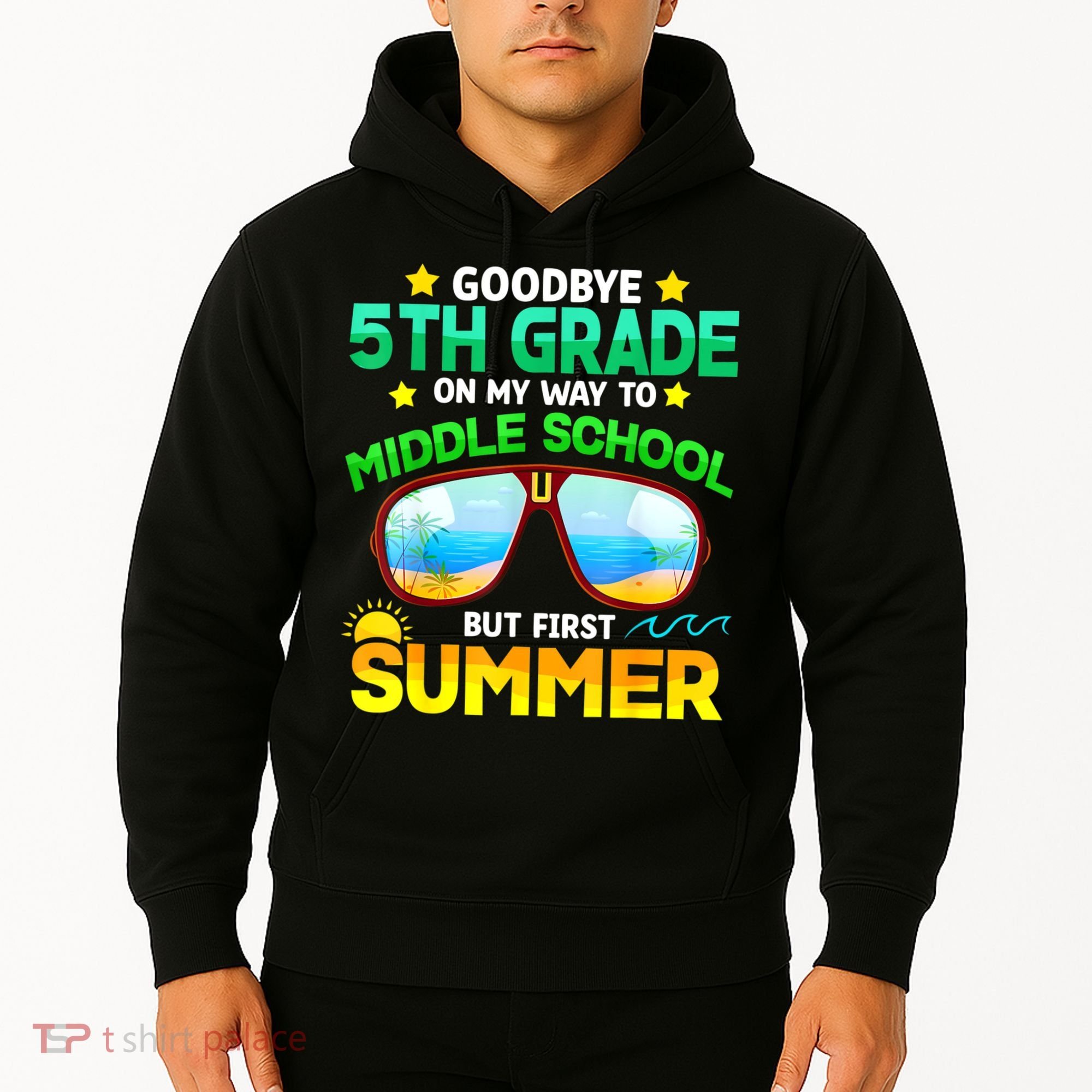 Goodbye 5th Grade Graduation To 6th Grade Hello Summer Hoodie