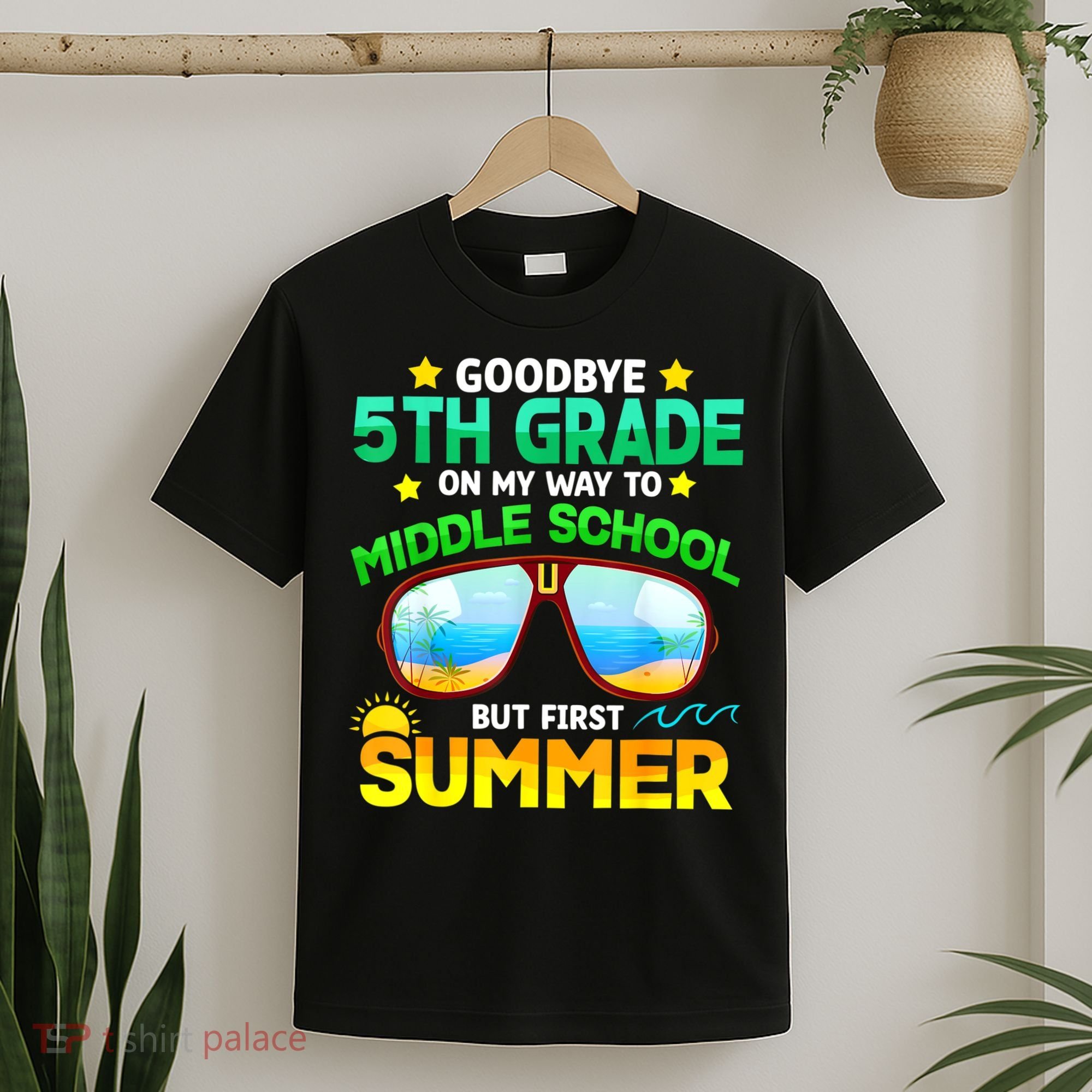 Goodbye 5th Grade Graduation To 6th Grade Hello Summer T-Shirt