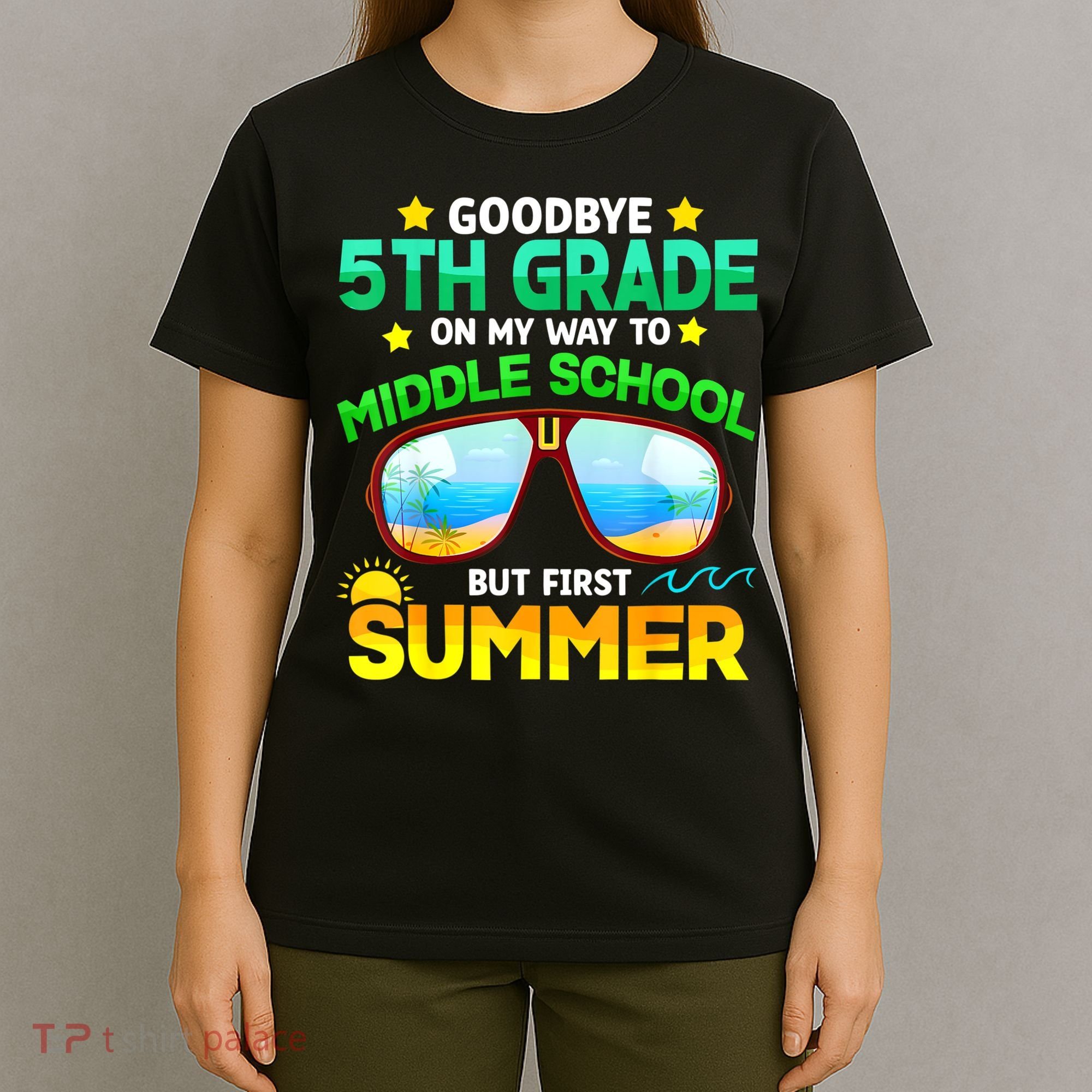 Goodbye 5th Grade Graduation To 6th Grade Hello Summer T-Shirt