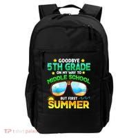 Goodbye 5th Grade Graduation To 6th Grade Hello Summer Backpack thumb 0