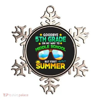 Goodbye 5th Grade Graduation To 6th Grade Hello Summer Ornament