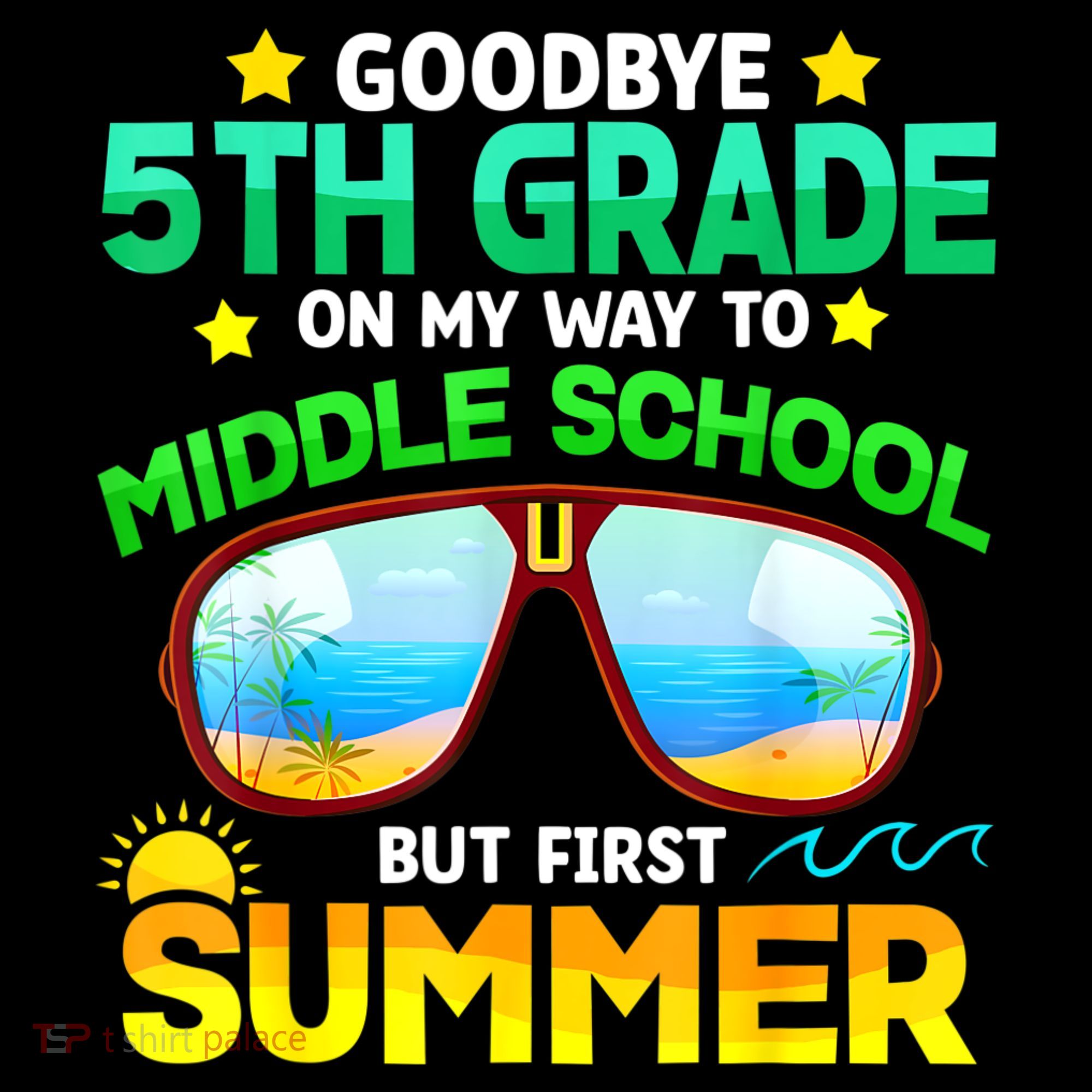 Goodbye 5th Grade Graduation To 6th Grade Hello Summer Women's Tank Top