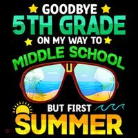 Goodbye 5th Grade Graduation To 6th Grade Hello Summer Visor thumb 3