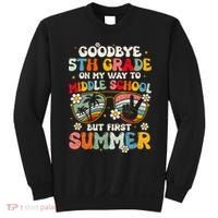Goodbye 5th Grade Graduation To Middle school Hello Summer Sweatshirt thumb 0
