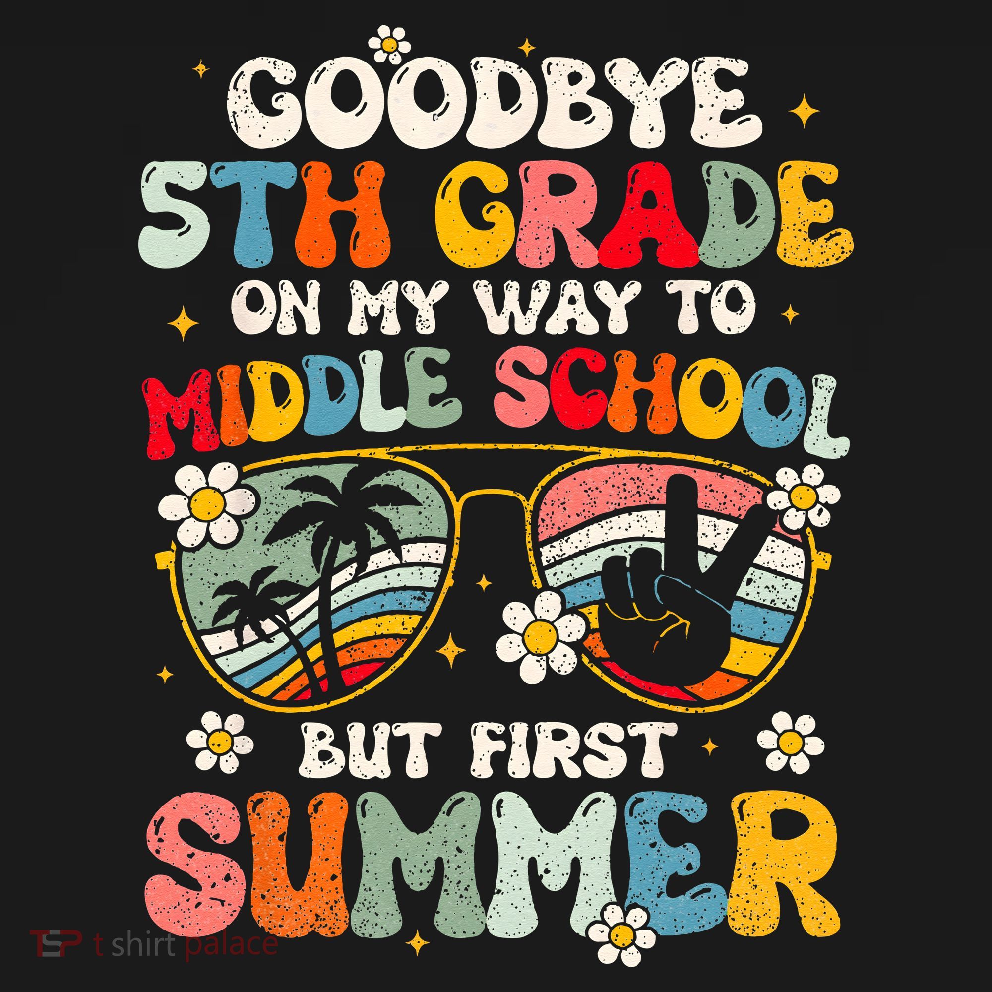 Goodbye 5th Grade Graduation To Middle school Hello Summer Women's Tank Top