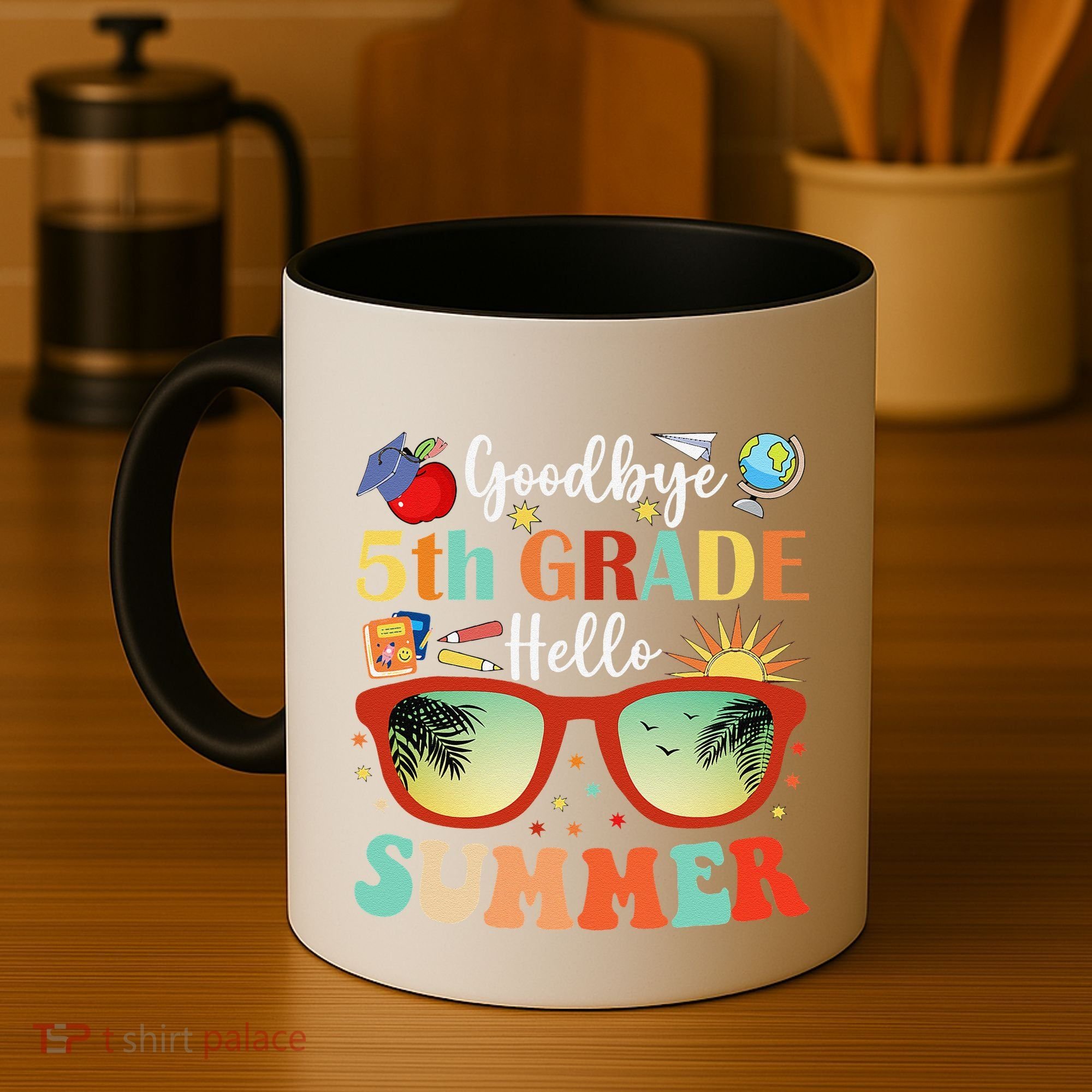 Goodbye 5th Grade Hello Summer Fifth Grade Student Teacher Coffee Mug