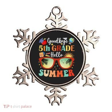 Goodbye 5th Grade Hello Summer Fifth Grade Student Teacher Ornament