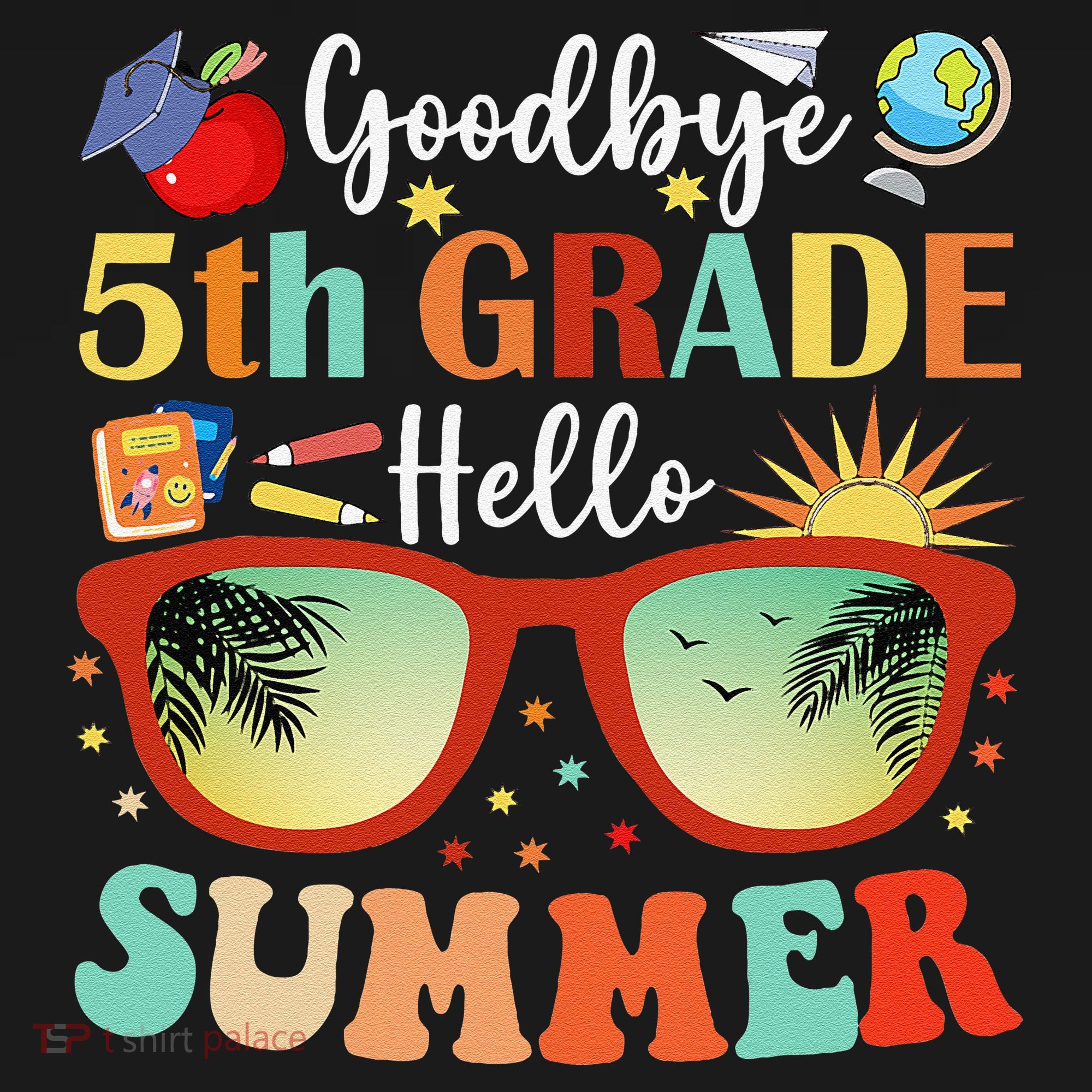 Goodbye 5th Grade Hello Summer Fifth Grade Student Teacher Ornament
