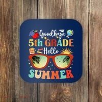 Goodbye 5th Grade Hello Summer Fifth Grade Student Teacher Coaster thumb 0