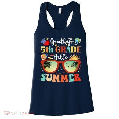 Goodbye 5th Grade Hello Summer Fifth Grade Student Teacher Women's Tank Top