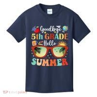 Goodbye 5th Grade Hello Summer Fifth Grade Student Teacher Kids T-Shirt thumb 0