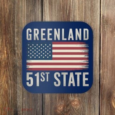 Greenland 51st State Coaster