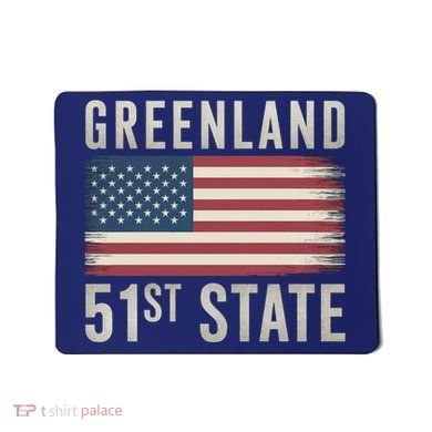 Greenland 51st State Mousepad