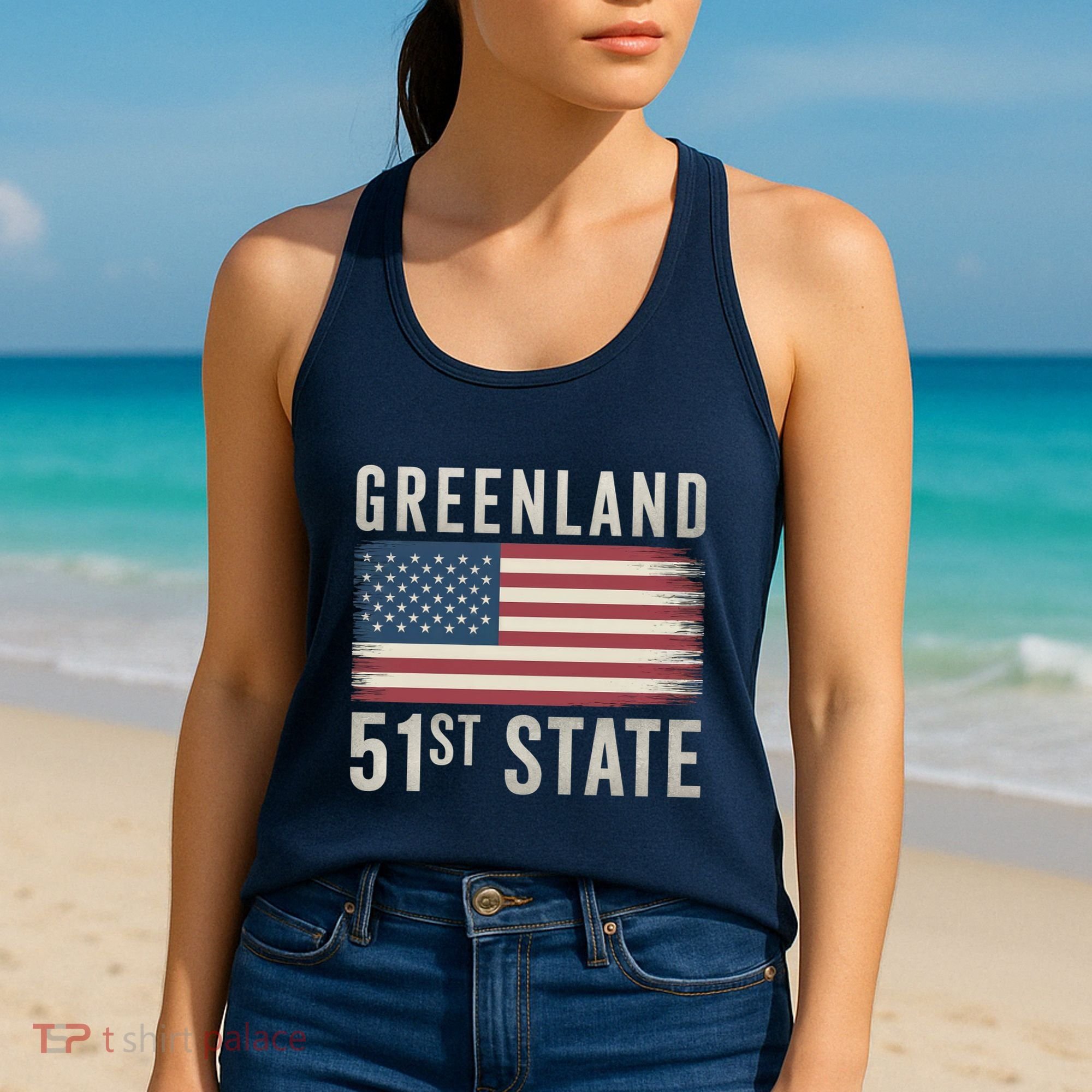 Greenland 51st State Women's Tank Top
