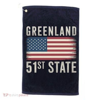 Greenland 51st State Golf Towel