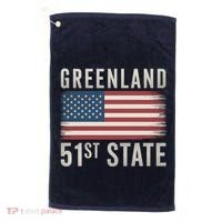 Greenland 51st State Golf Towel thumb 0