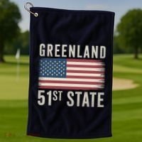 Greenland 51st State Golf Towel thumb 1