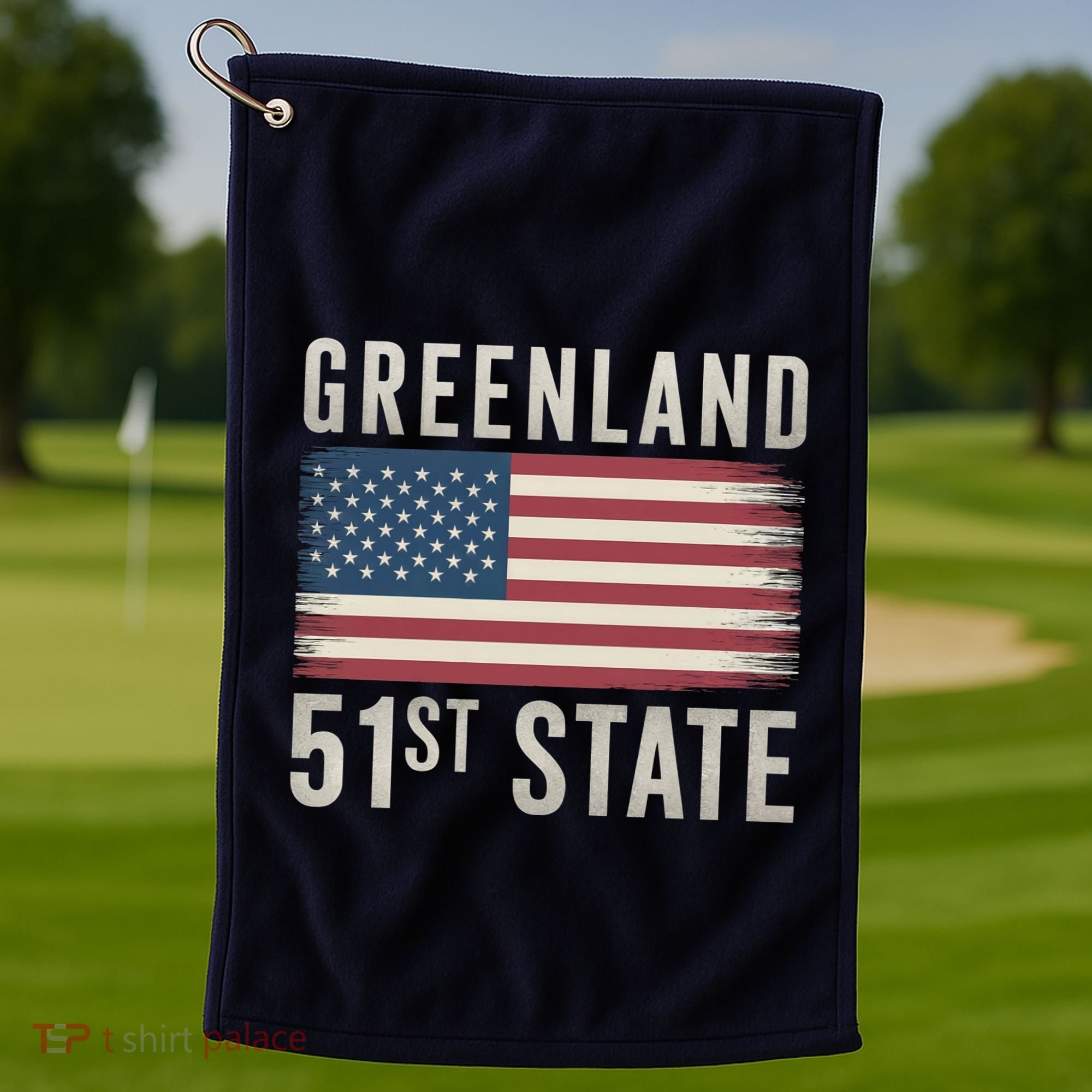 Greenland 51st State Golf Towel