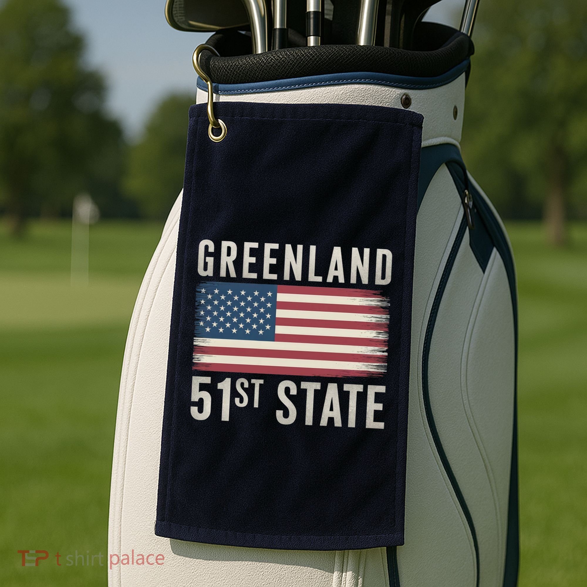 Greenland 51st State Golf Towel