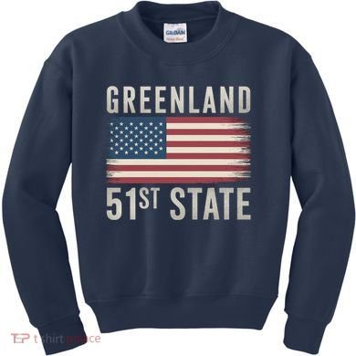 Greenland 51st State Kids Sweatshirt