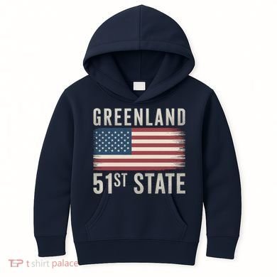 Greenland 51st State Kids Hoodie