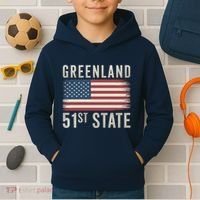 Greenland 51st State Kids Hoodie thumb 2