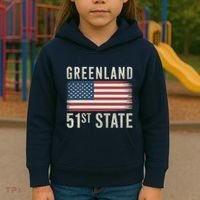Greenland 51st State Kids Hoodie thumb 3