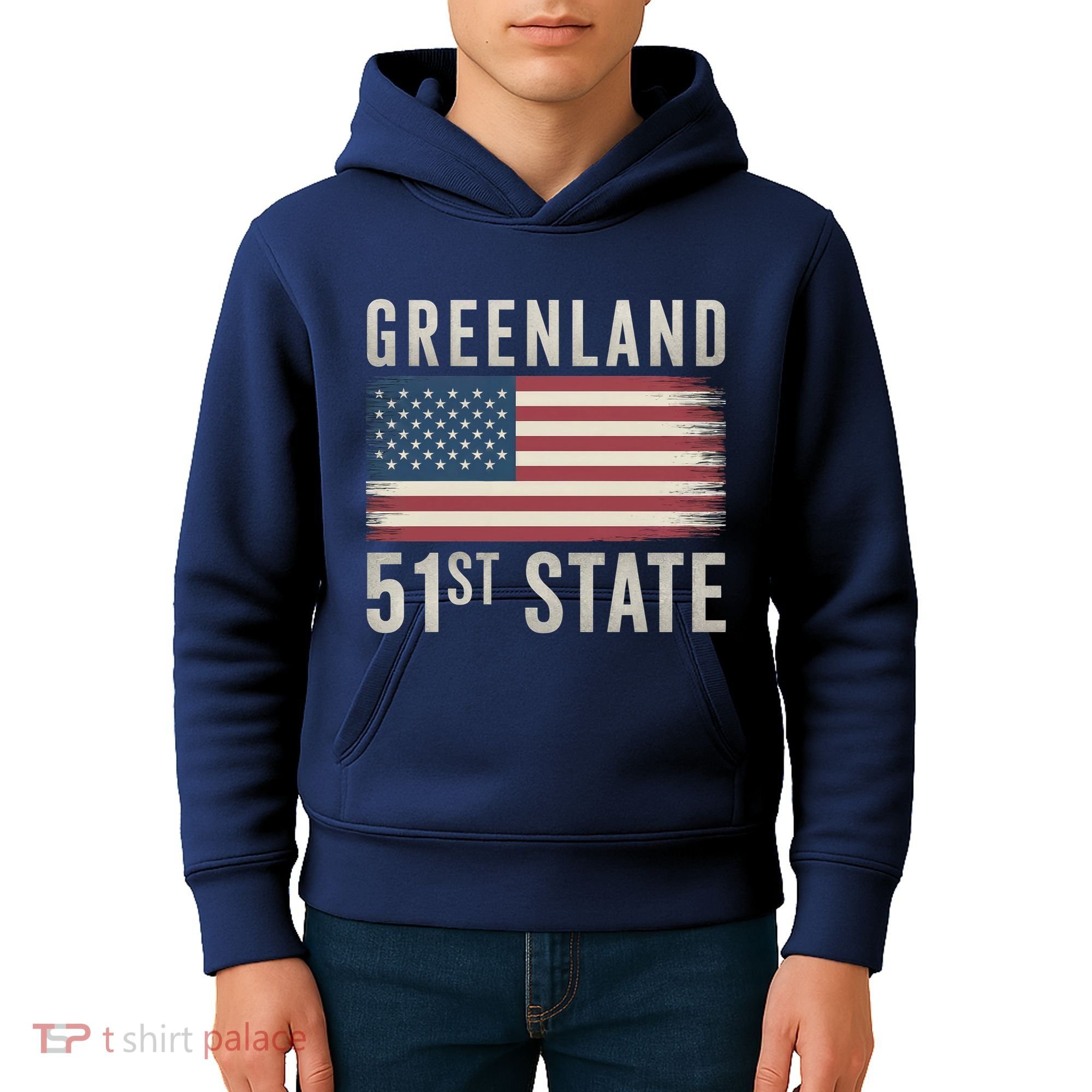 Greenland 51st State Kids Hoodie