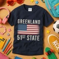 Greenland 51st State Kids T-Shirt thumb 3