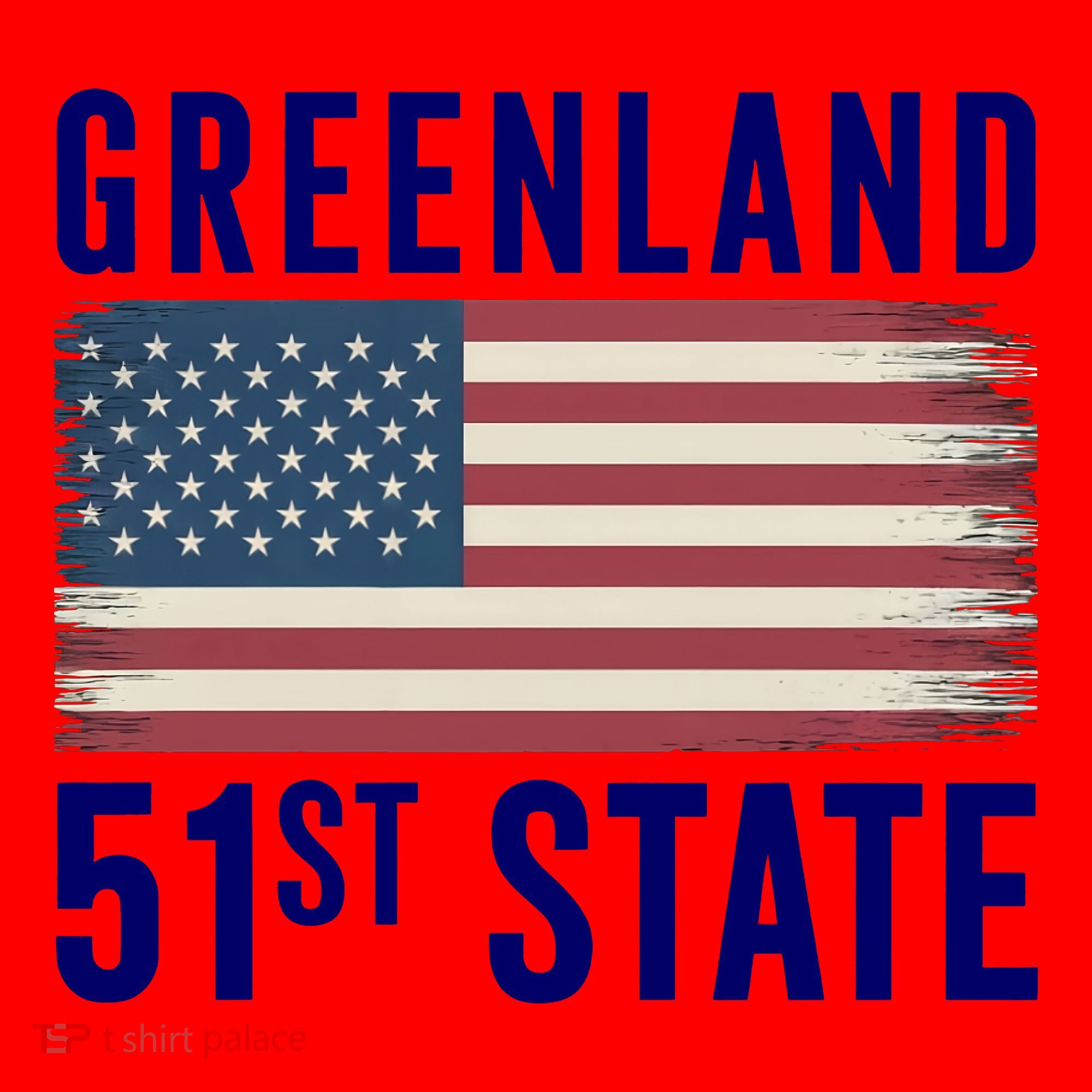 Greenland 51st State Santa Hat