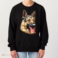 German Shepherd Face Women's Sweatshirt thumb 0