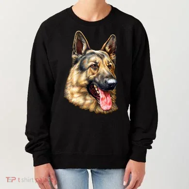 German Shepherd Face Women's Sweatshirt