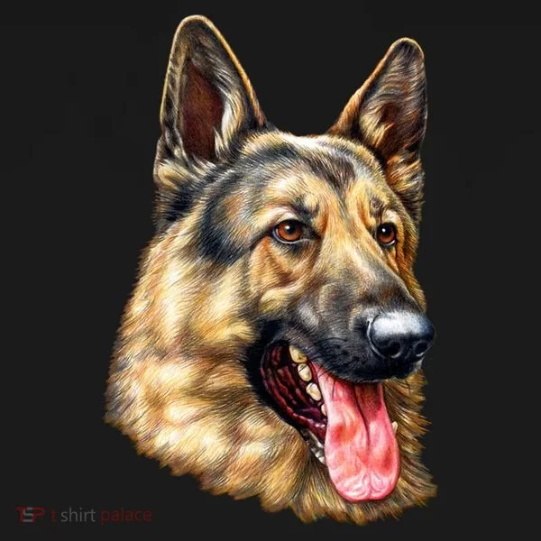 German Shepherd Face Doggie Tank