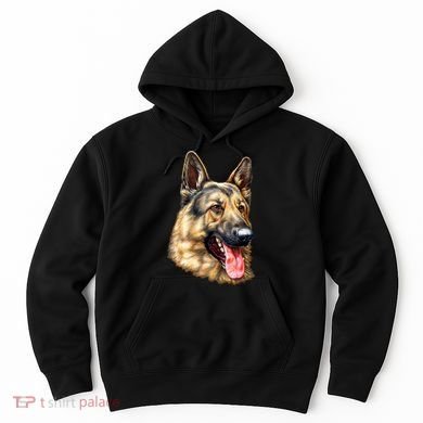 German Shepherd Face Hoodie